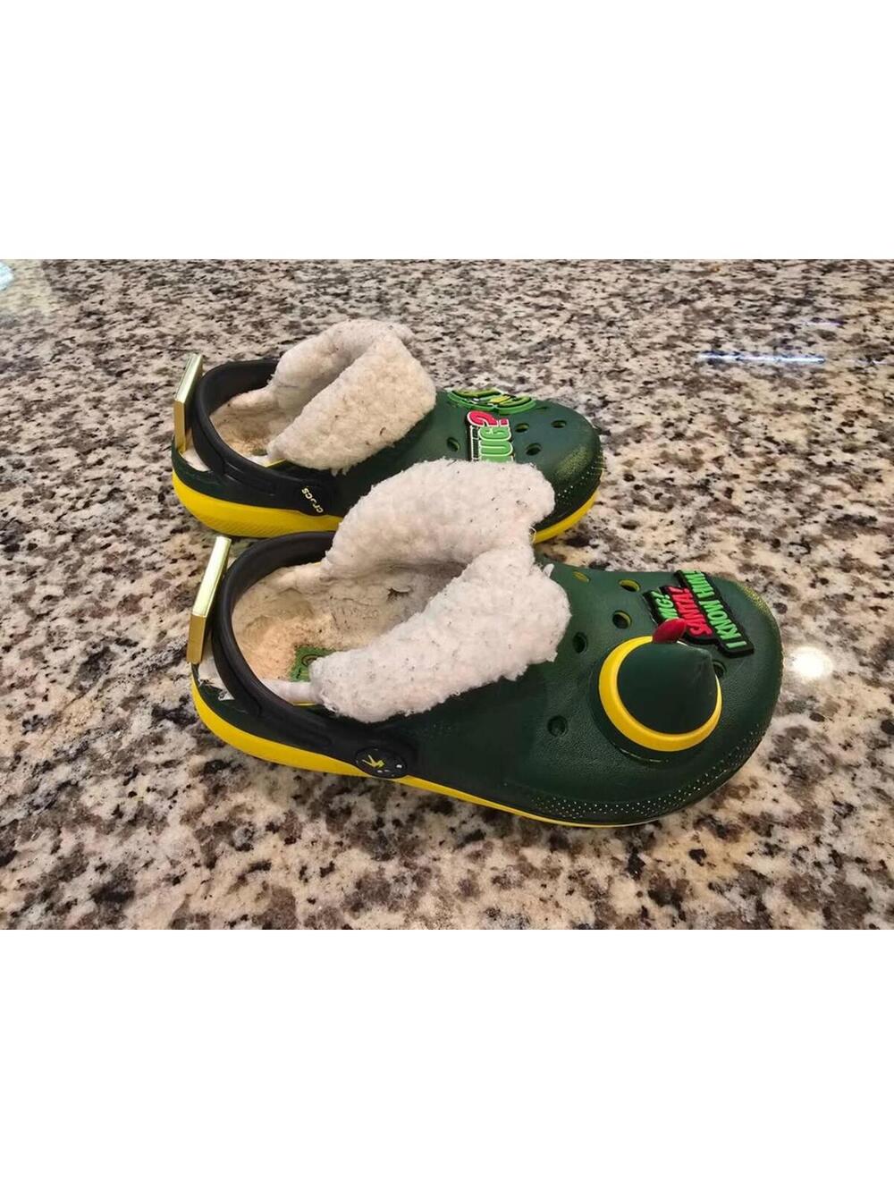 Buddy Elf Crocs Youth Size 11